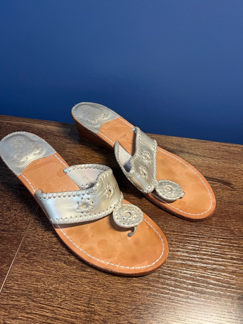 Jack Rogers Wedge Sandals - Picture 1 of 5